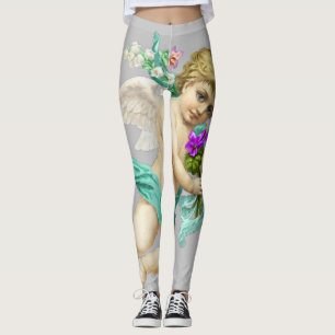 Legging Aqua Cinza Cherub Angel