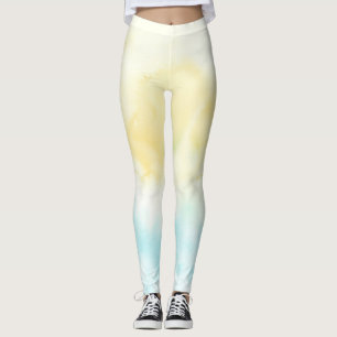 Legging Aqua Watercolor Amarelo