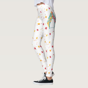 Legging Aquaman Aquaman & logotipo temático do Seashell