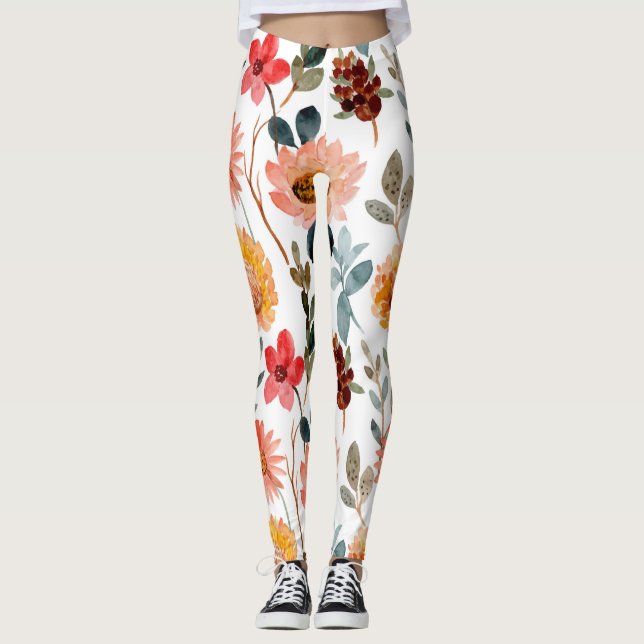 Legging Aquarela floral (Frente)