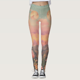 Legging Aquarela Rosa do Deserto