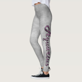 Legging Aquário em Ametist Gemstone