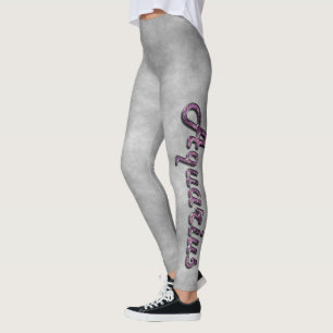 Legging Aquário em Ametist Gemstone