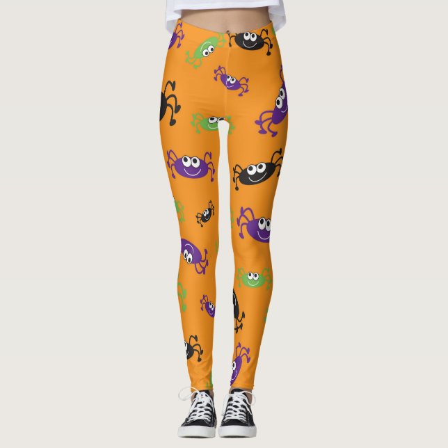 Legging Aranhas Halloween (2) (Frente)