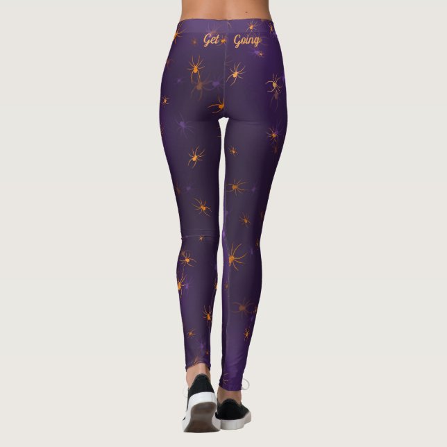 Legging Aranhas Spooky (Verso)