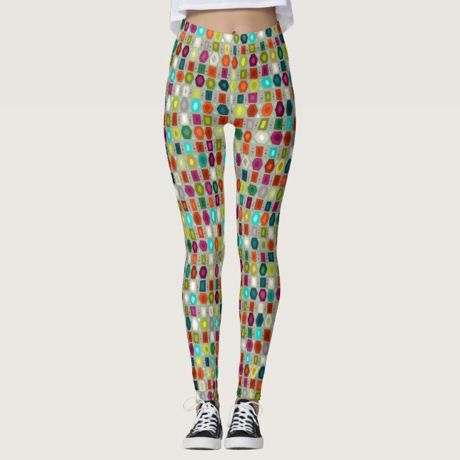 Legging arco de faixa hexa (Frente)