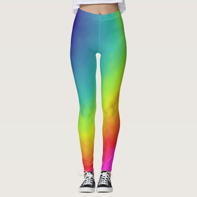 legging arco-íris (Frente)