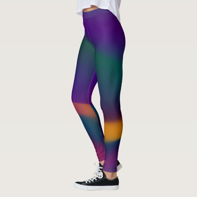 Legging Arco-íris de cores (Esquerda)