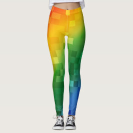 Legging Arco-íris de Pixelated