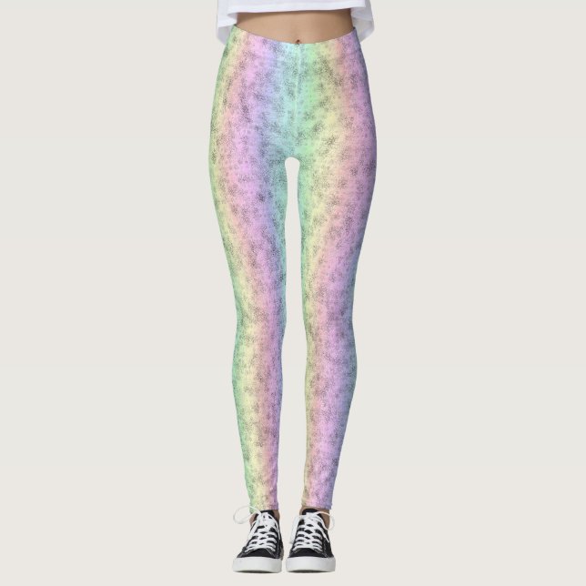 Legging Arco-íris em Elefante Pele de Couro Optik (Frente)