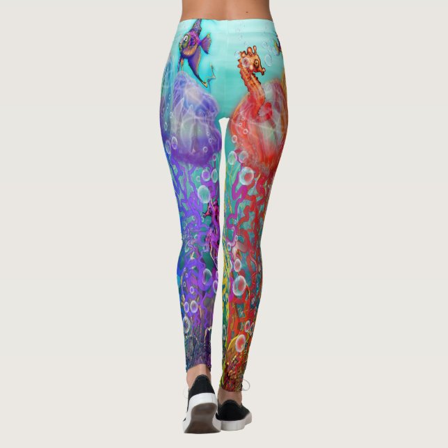 Legging Arco-íris-marisco (Verso)