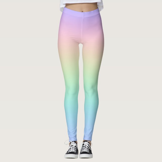 Legging Arco-íris pastel (Frente)
