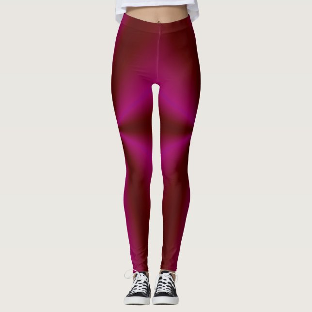 Legging Arco-Íris Rosa Vermelho Crimson (Frente)