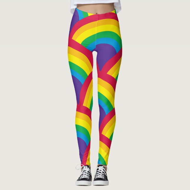 Legging Arco-íris surpreendente (Frente)