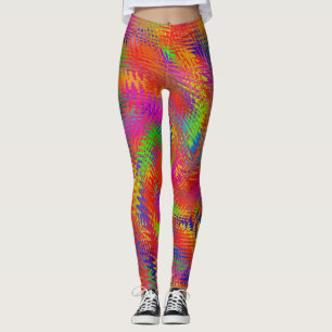 Legging Arco-íris Tecido