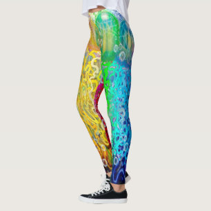 Legging Arco-íris Tentáculos