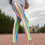 Legging Arco-Íris Vertical Stripes Coloridas Pastel<br><div class="desc">Arco-Íris Vertical Stripes Coloridas Pastel</div>