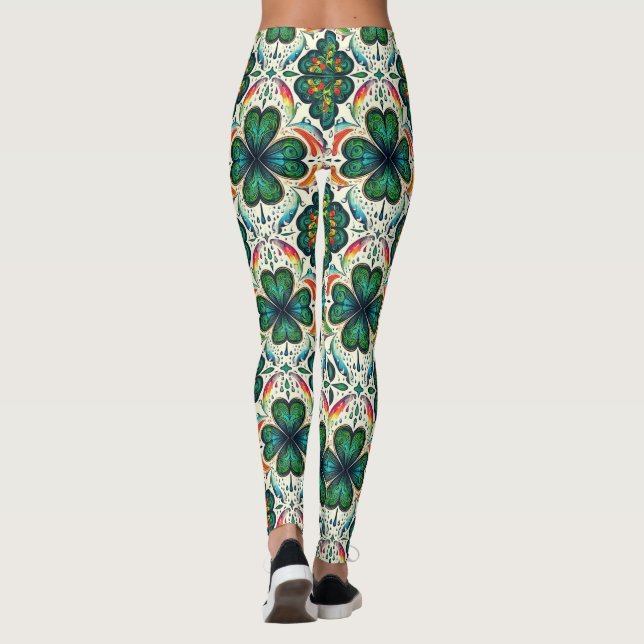 Legging Arcos-do-sol. Dia da rua (Verso)