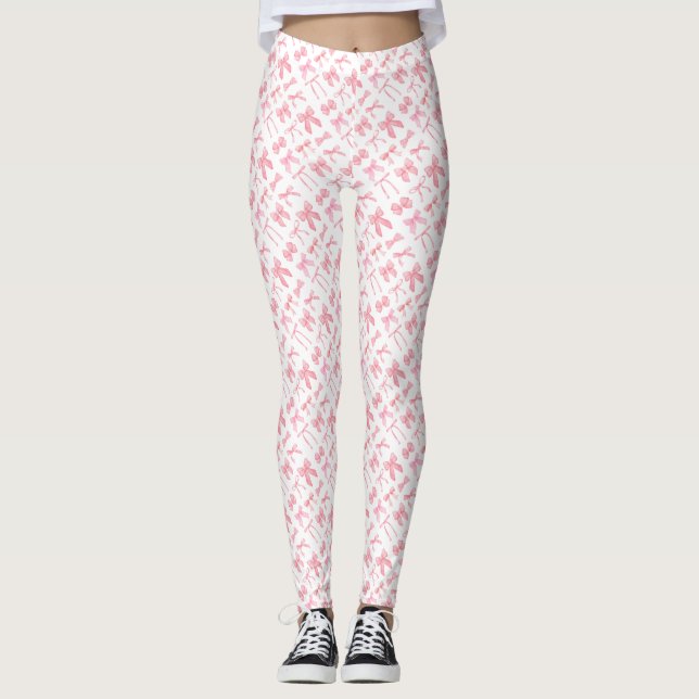 Legging Arcos Y2K Pink Trendy Fairycore (Frente)