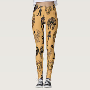 Legging Areia Eterna: Legância Antica Egípcia para o Tempo