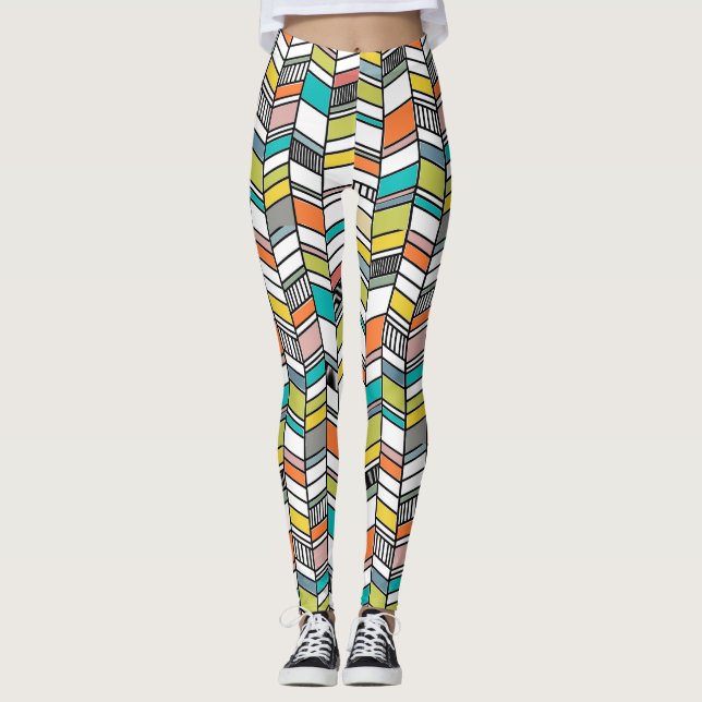 Legging Arenque Moderno do Século médio (Frente)