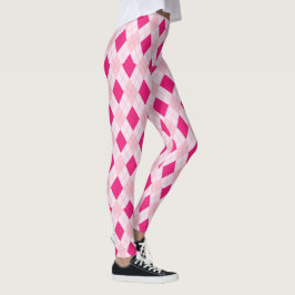 Legging Argyle Rosa