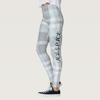 Legging AriaGrace Silver Frost Inverno Padrão Xadrez Vol 2