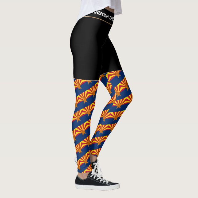 Legging Arizona Flag & America, Moda dos EUA/esportes (Direita)