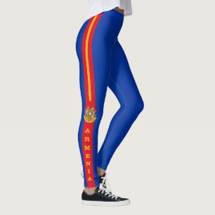 Legging Armênio Flag e Armênia - patriotas de moda/espor