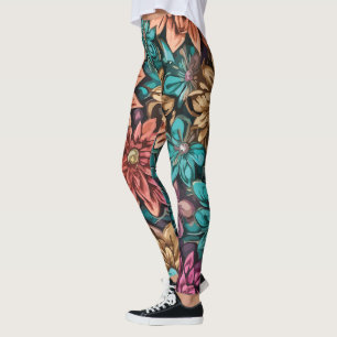 Legging Arranjo da ventoinha