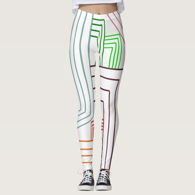 Legging Art Deco Lines (Frente)