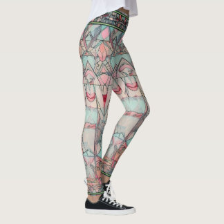 Legging Art nouveau e arte persa - arte digital inspirada