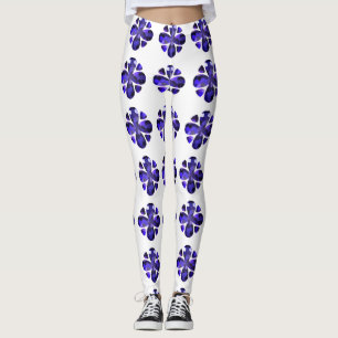 Legging Arte a cores, azul