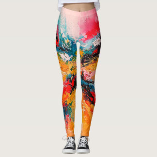Legging Arte Abstracto Colorido
