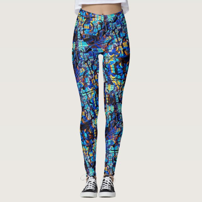 Legging Arte Abstrata 3D 23 (Frente)