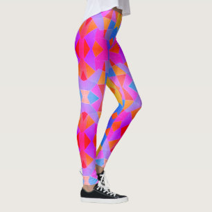 Legging Arte Abstrata Multicolorida