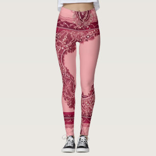 Legging Arte AI Rosa Cranberry
