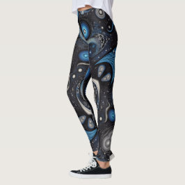 Legging Arte asteca vibrante, refletindo a cultura