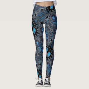 Legging Arte asteca vibrante, refletindo a cultura