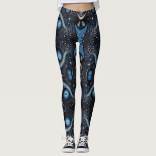 Legging Arte asteca vibrante, refletindo a cultura