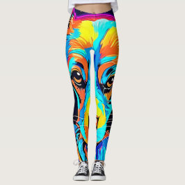 Legging Arte Canina Pop de Cor Elétrica