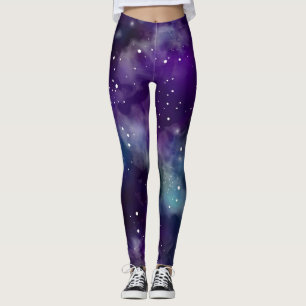 Legging Arte Celestial do Universo Galaxy Star