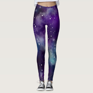 Legging Arte Celestial do Universo Galaxy Star