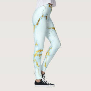 Legging Arte Cerâmica Luxuriosa Do Motif De Poteria Fundad