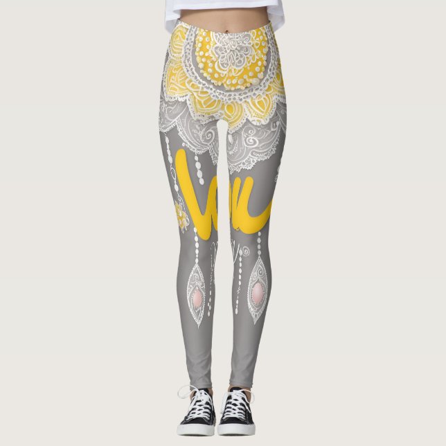 Legging Arte da Cinza Sunny AI (Frente)