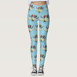 Legging Arte da Natureza de Beija-flor Colorido de Ernst H