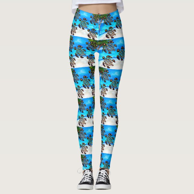 Legging Arte da Tartaruga (Frente)