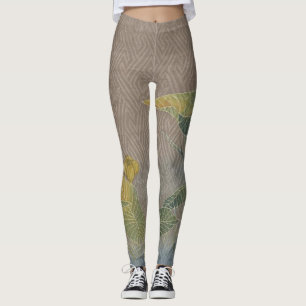 Legging Arte de Estilo Asiático