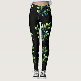 Legging Arte de folha