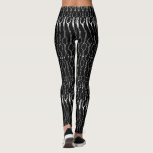 Legging arte de linha
